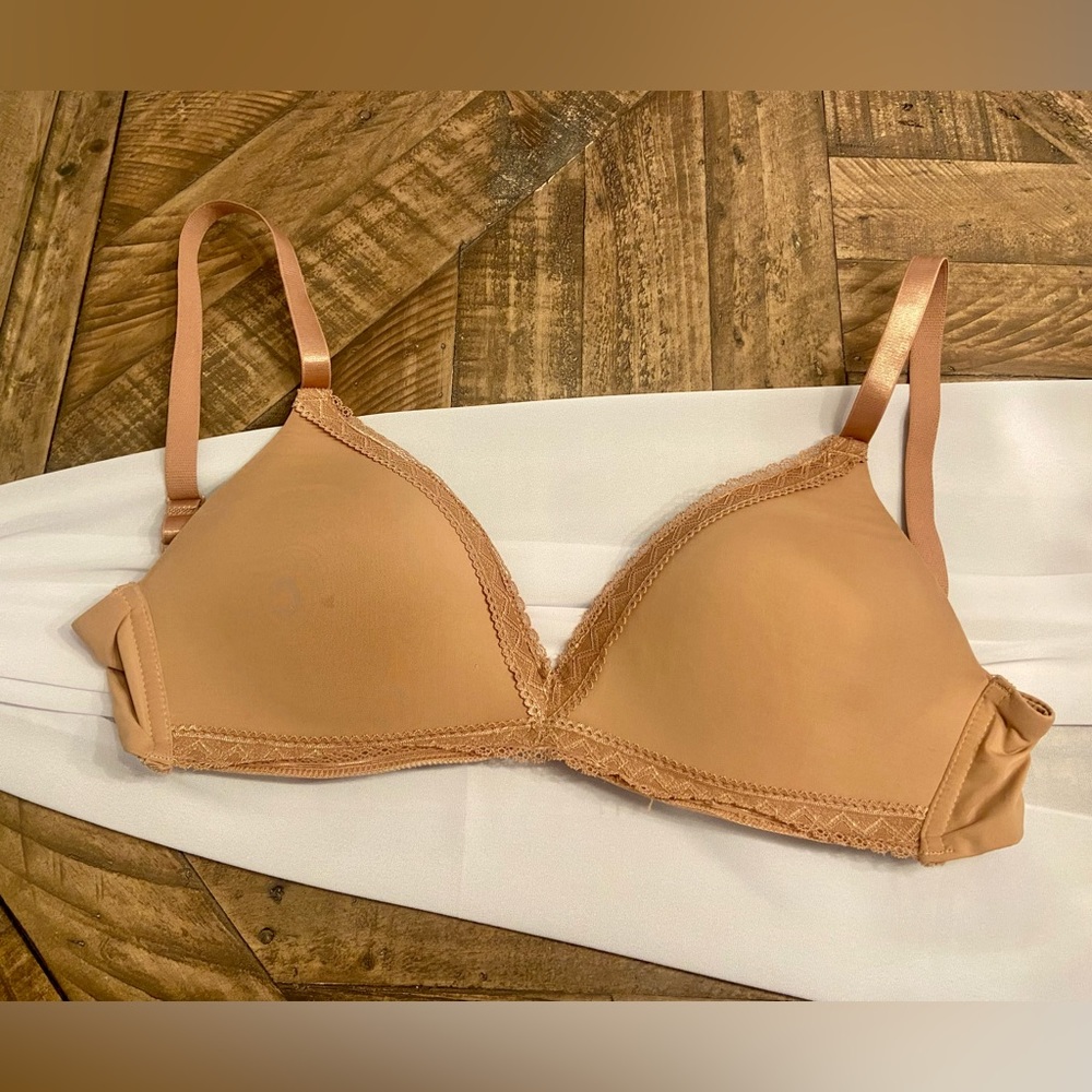Nude wireless bra size 36C